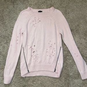 Express brand distressed sweater